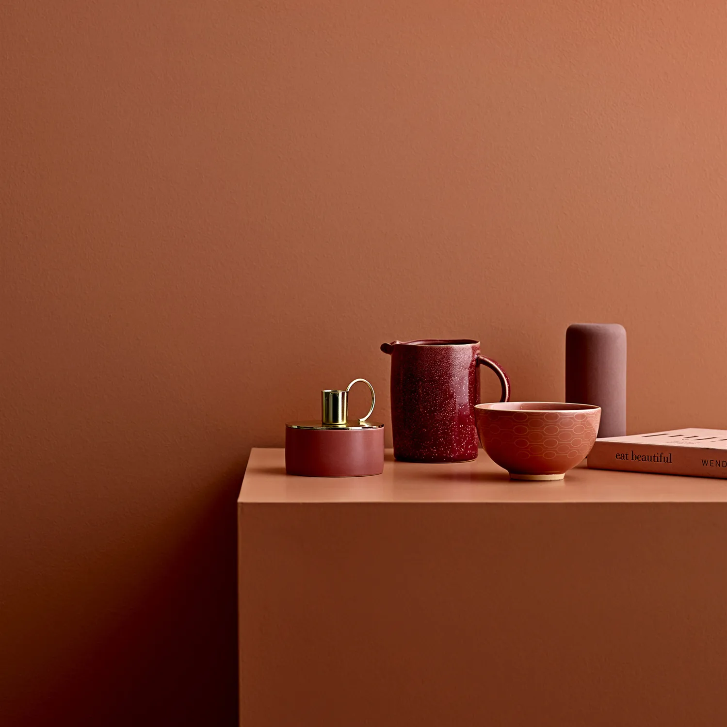 Jarra de leche Joëlle, rojo Bloomingville