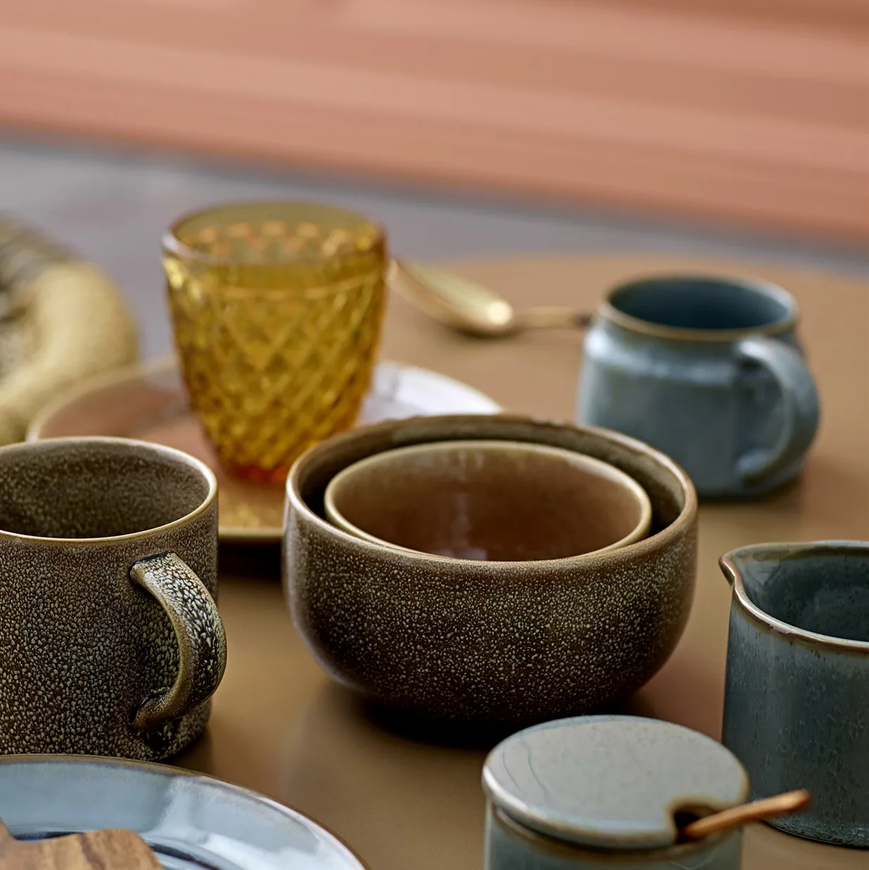 Jarra de leche Pixie, verde Bloomingville