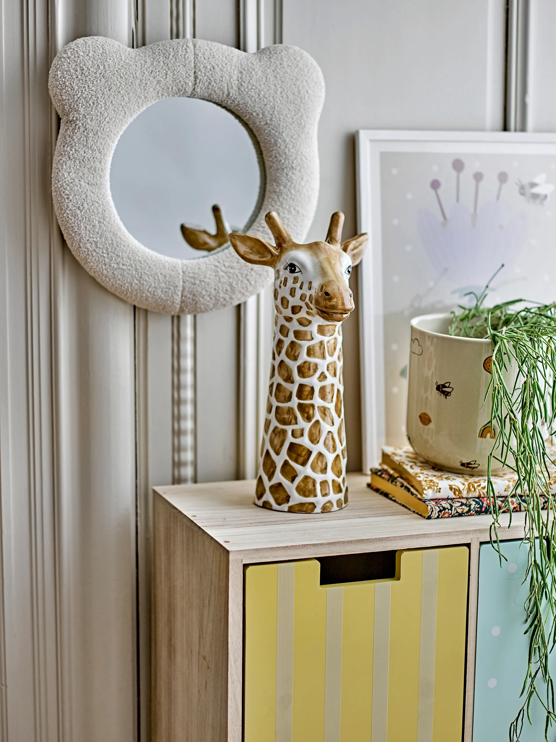 Jarrón Alazar dec 32,5 cm, Marrón Bloomingville