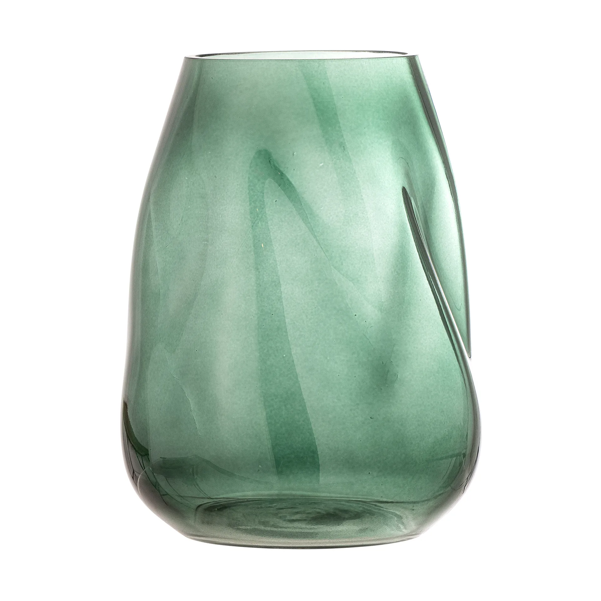 Jarrón de cristal Ingolf 26 cm, Verde Bloomingville