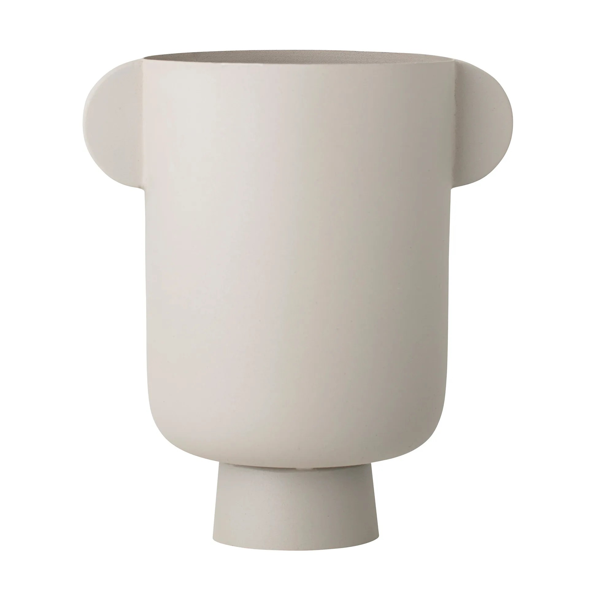 Jarrón de metal Bloomingville 29 cm, gris Bloomingville