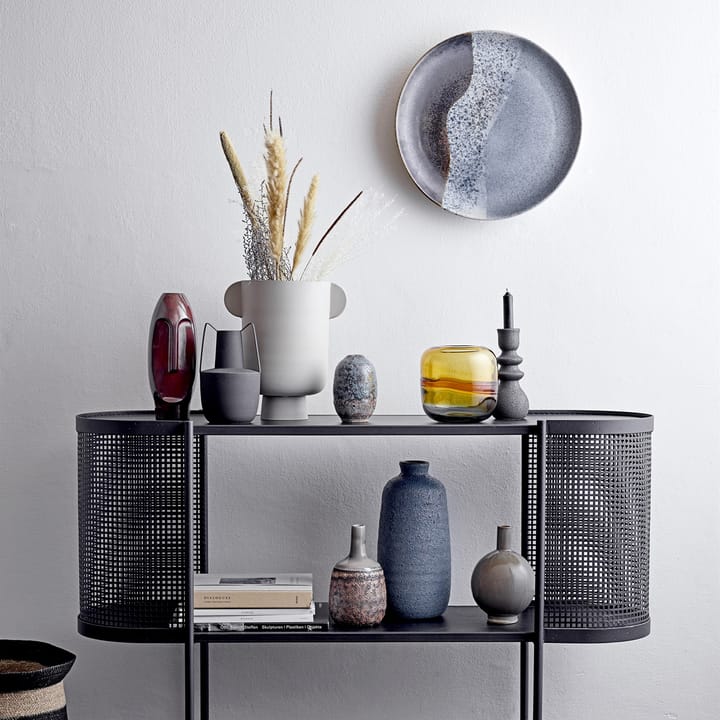 Jarrón de metal Bloomingville 29 cm, gris Bloomingville