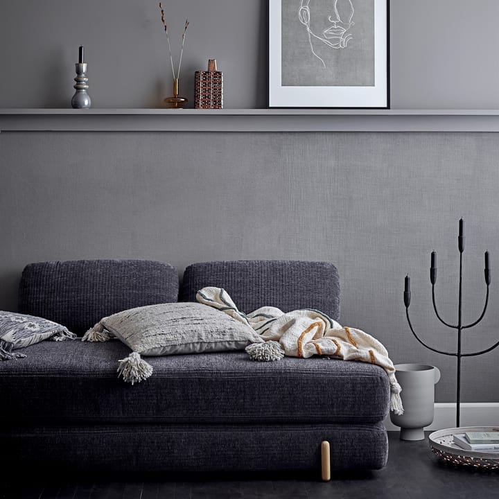 Jarrón de metal Bloomingville 29 cm, gris Bloomingville