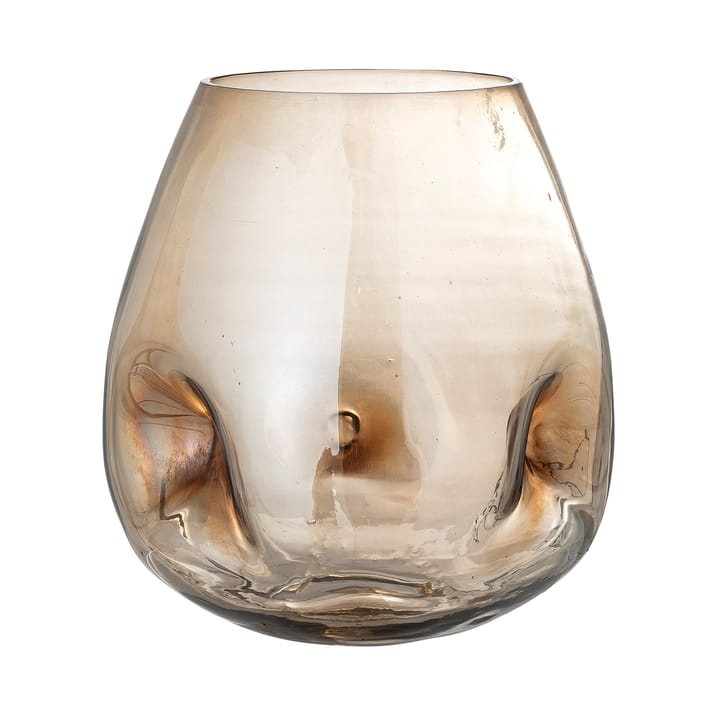 Jarrón de vidrio Ifza 20 cm - marrón - Bloomingville