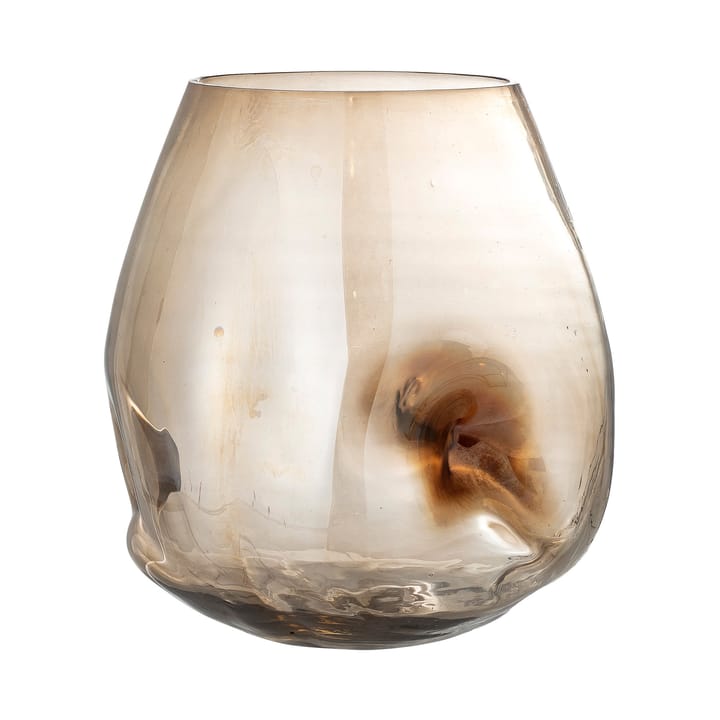 Jarrón de vidrio Ifza 20 cm - marrón - Bloomingville
