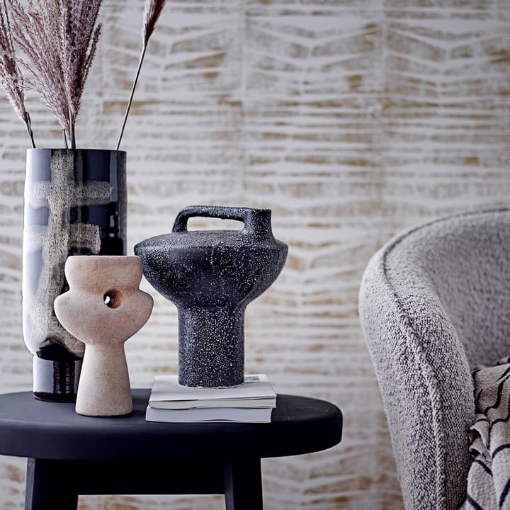 Jarrón Lori terracota 19,5 cm - negro - Bloomingville