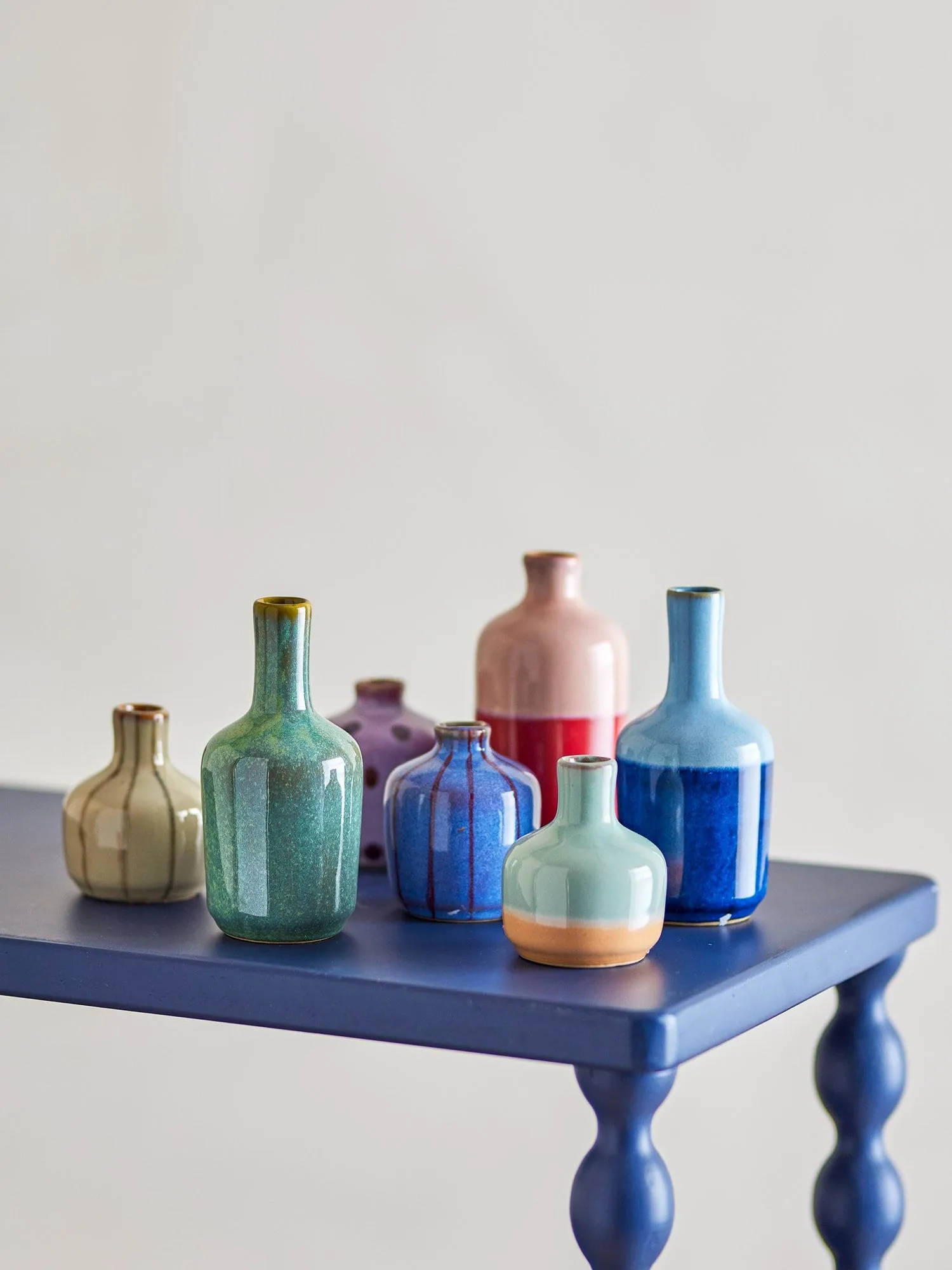 Jarrón Maien, Multi Stoneware, 7 piezas Bloomingville