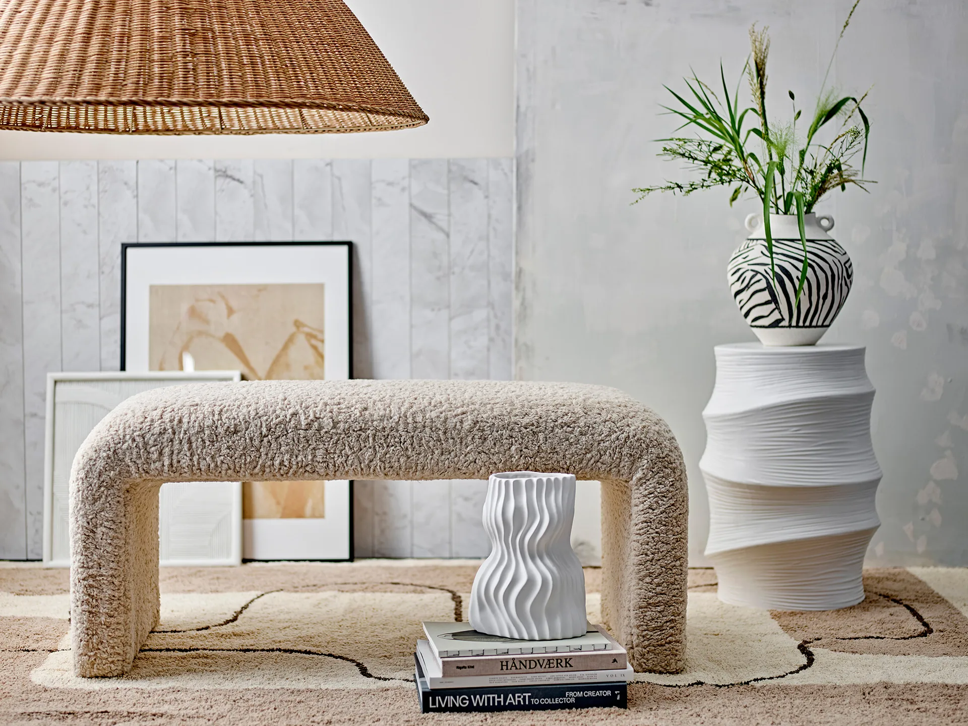 Jarrón Sahal 25,5 cm, White Bloomingville