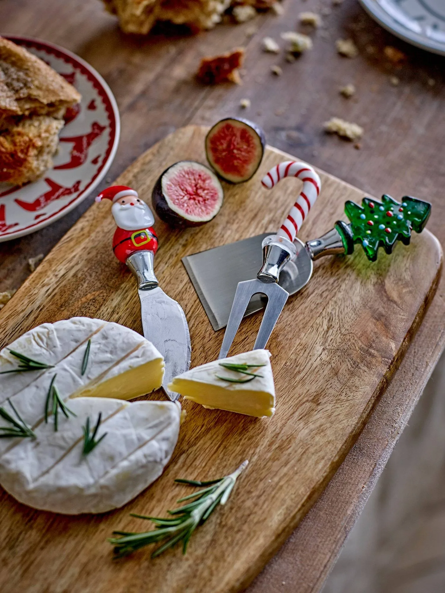 Juego de cuchillos para queso Misa, Rojo, 3 piezas, 19,5 cm Bloomingville