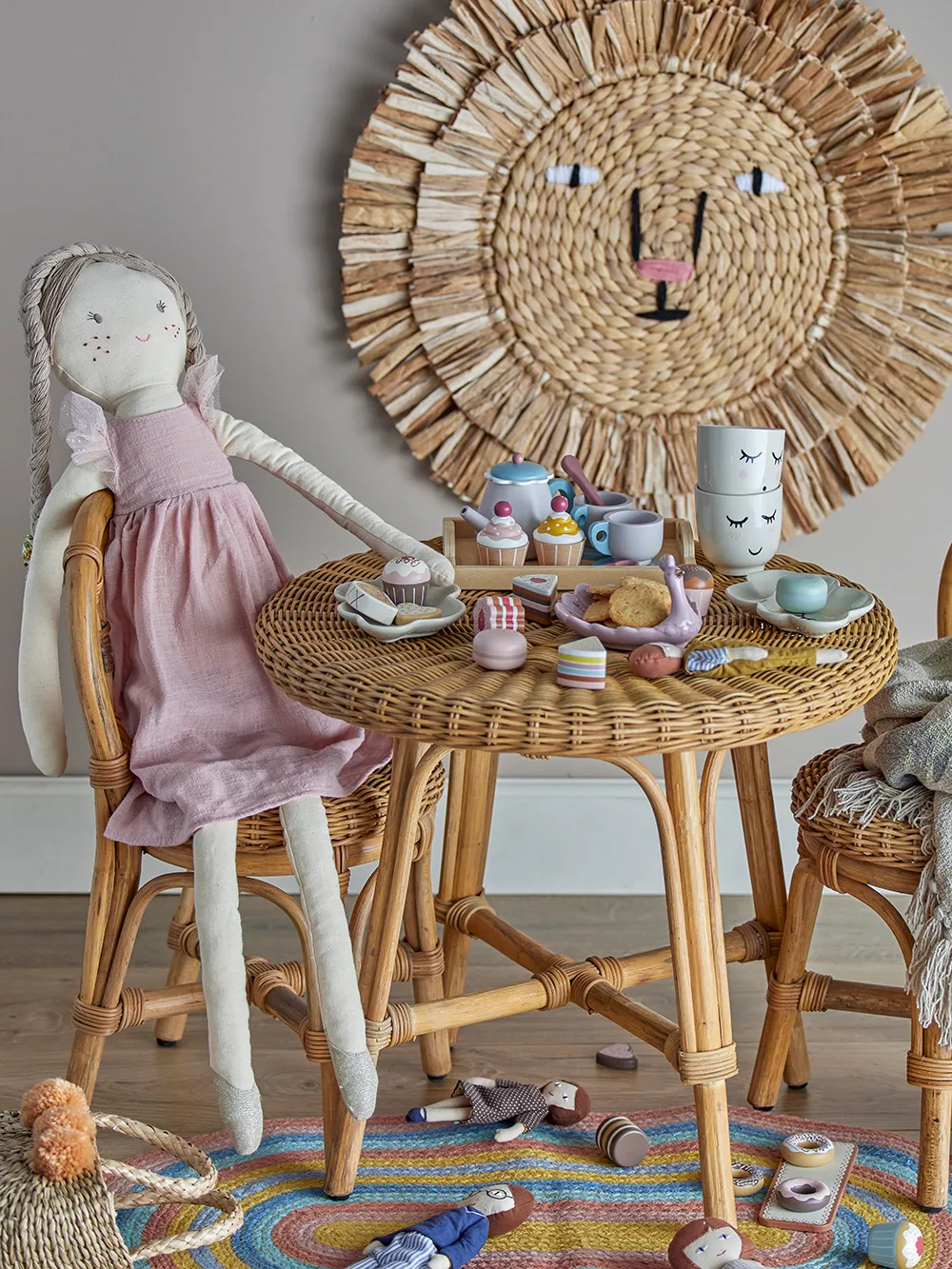 Juego de té de juguete Gentrim, Grey Bloomingville