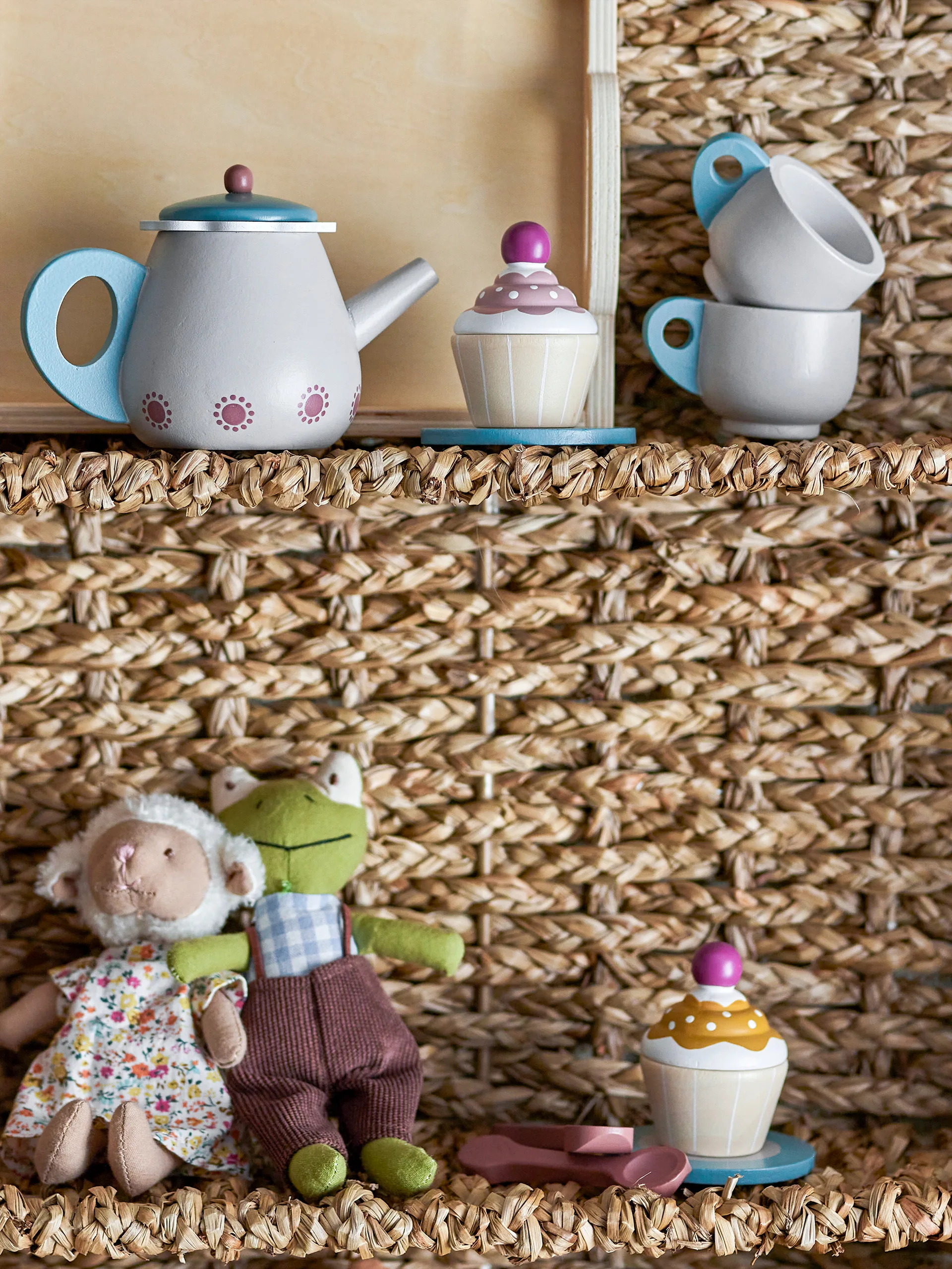 Juego de té de juguete Gentrim, Grey Bloomingville