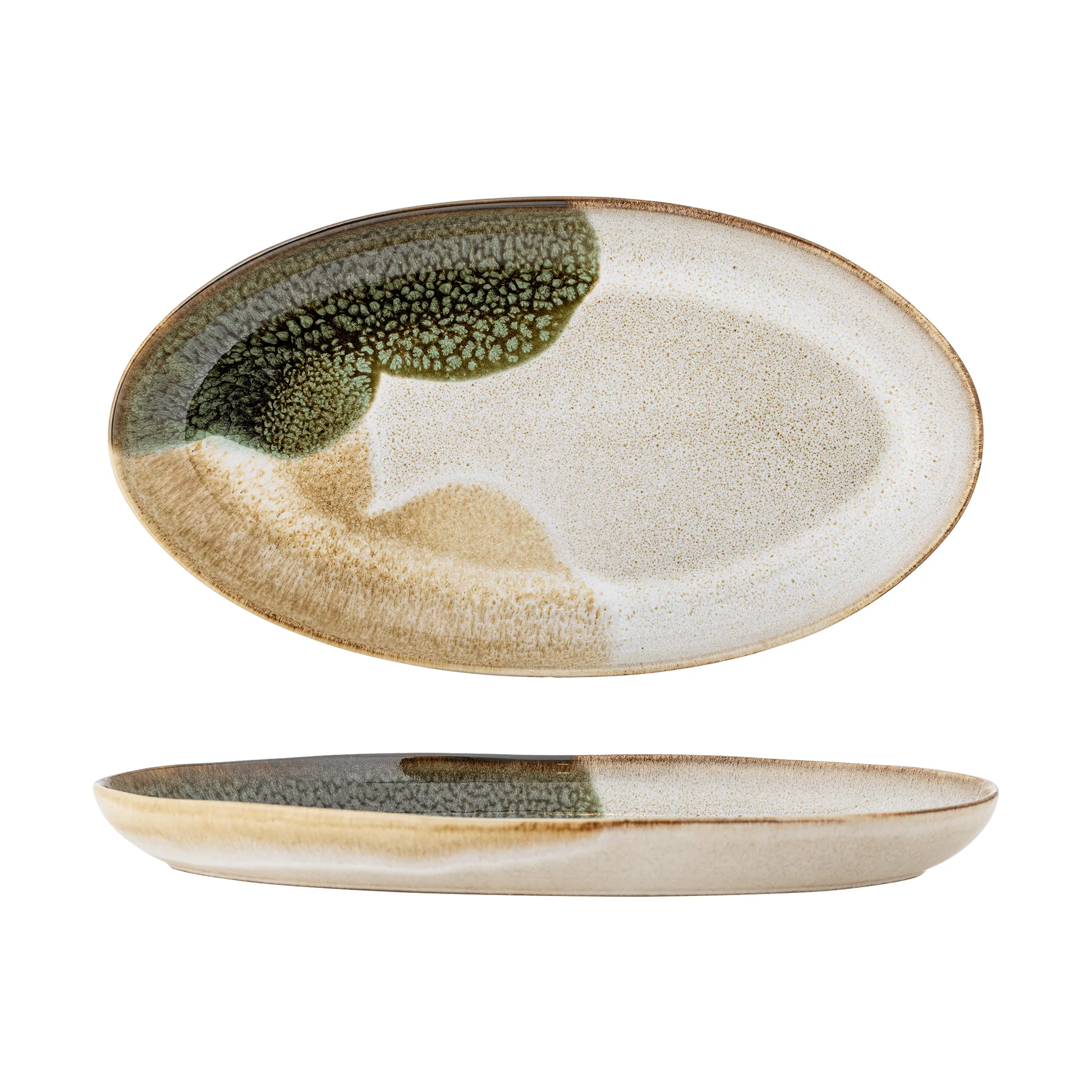 Jules fuente de servir, Green, 33,5x18,5 cm Bloomingville