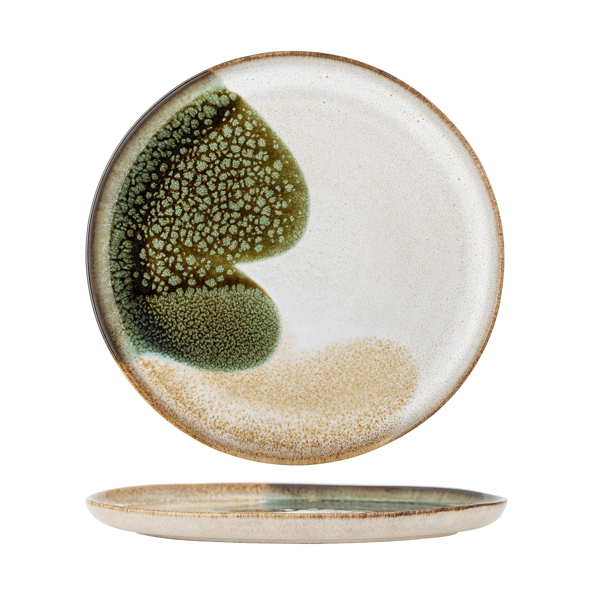 Jules plato, Green, Ø28,5 cm Bloomingville