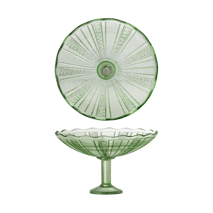 Kaddy pedestal cuenco - Verde, Ø23 cm - Bloomingville