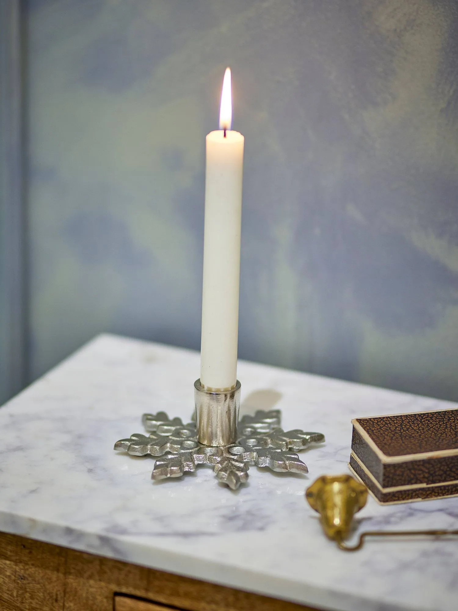 Kashi candelabro, Plata, Ø13,5 cm Bloomingville