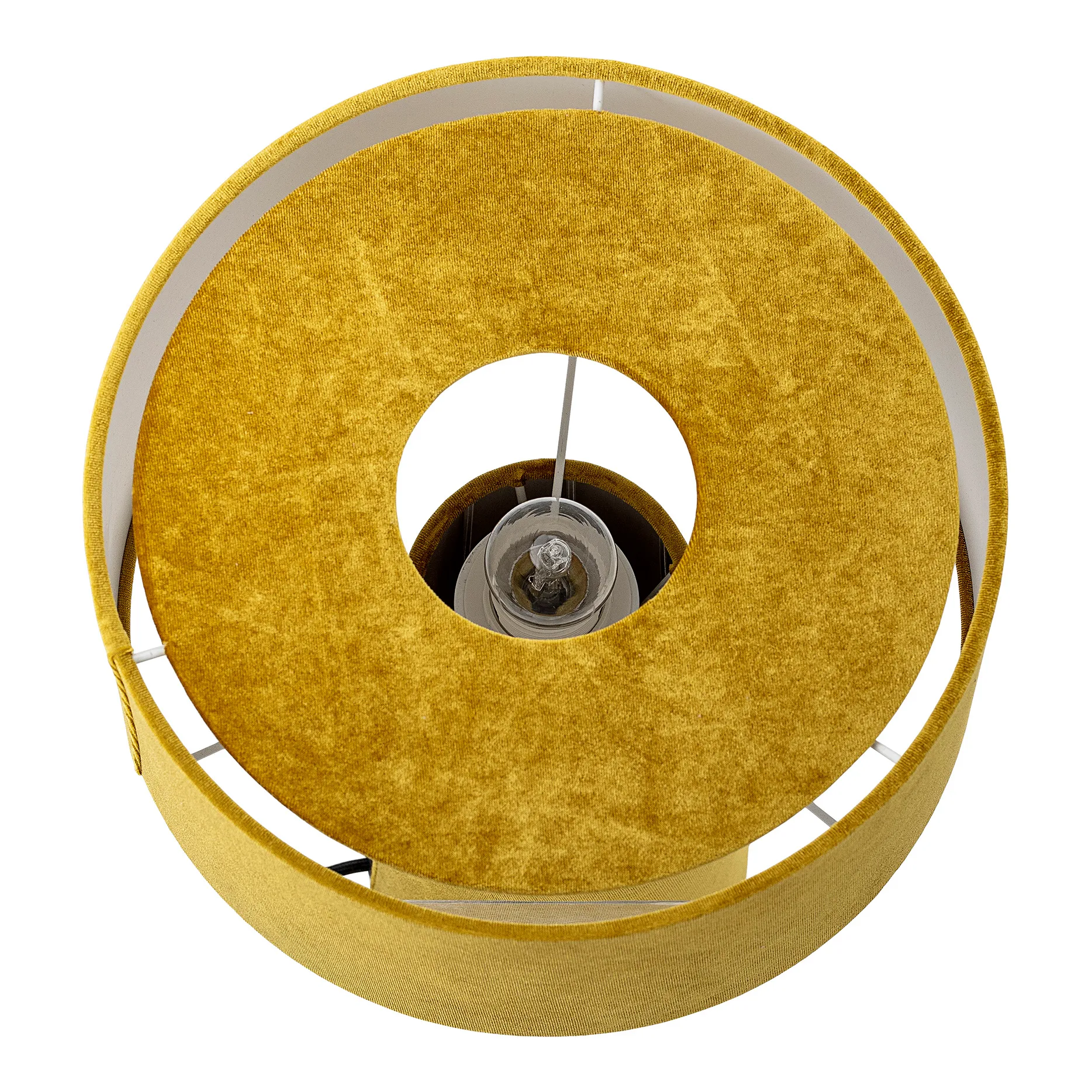 Lámpara de mesa Bloomingville poliéster, Amarillo Bloomingville