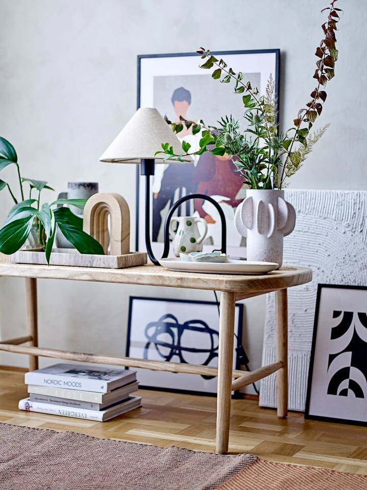 Lámpara de mesa Emaline 48 cm, natural-negro Bloomingville