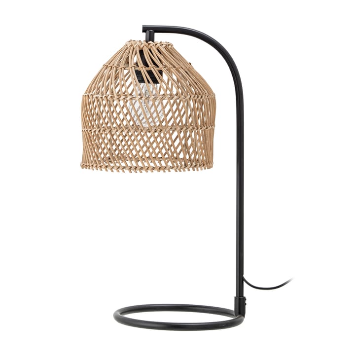 Lámpara de mesa Leia ratán, Natural-negro Bloomingville