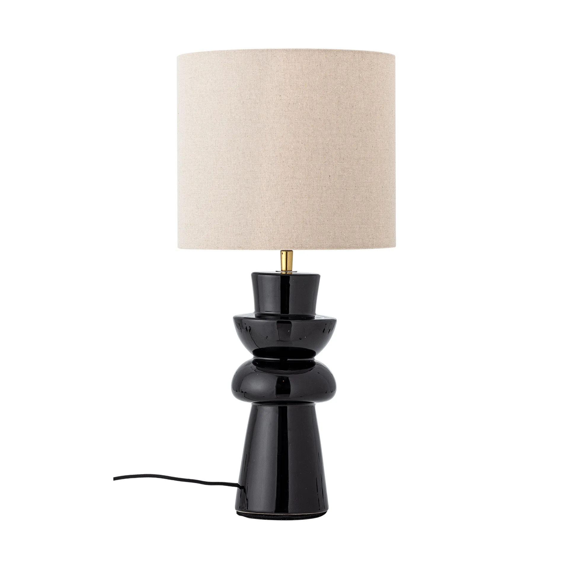 Lámpara de mesa Lio, Black, Ø25 cm Bloomingville