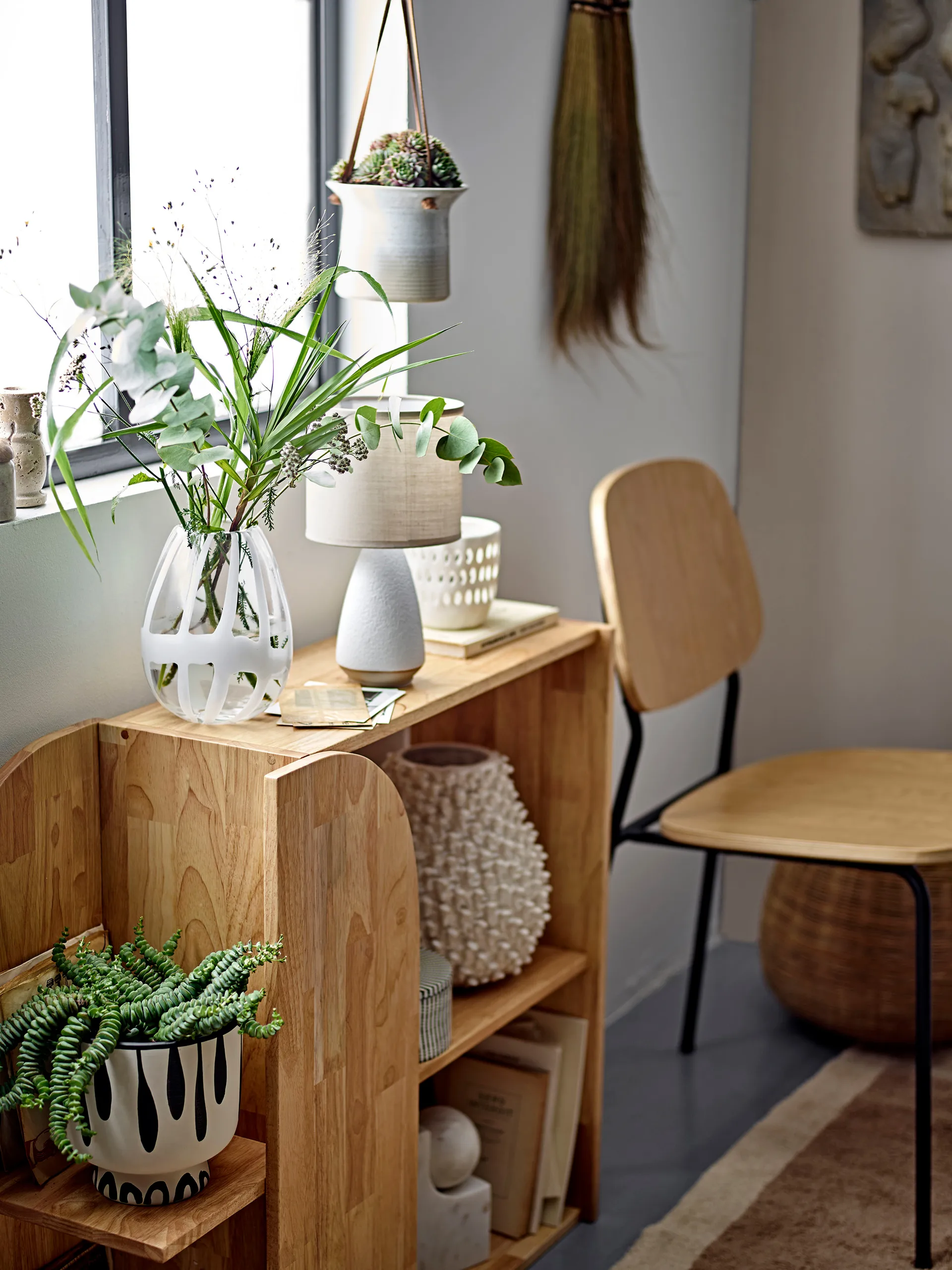 Lámpara de mesa Paprica 27,5 cm, Blanco Bloomingville