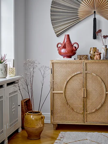 Lámpara de mesa portátil Barbette - Vidrio marrón - Bloomingville