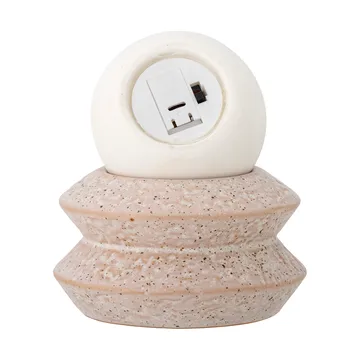 Lámpara de mesa portátil Capella Ø10x11 cm - White double - Bloomingville