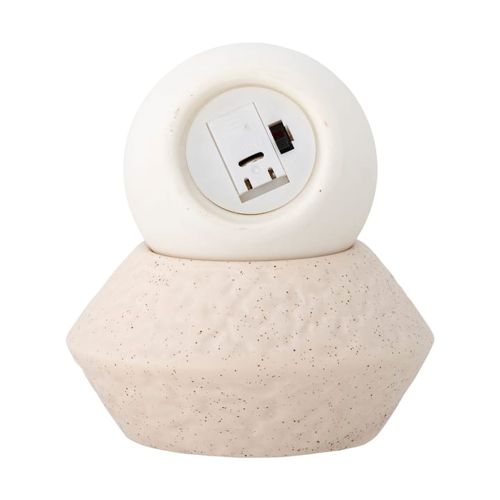 Lámpara de mesa portátil Capella Ø10x11 cm, White single Bloomingville