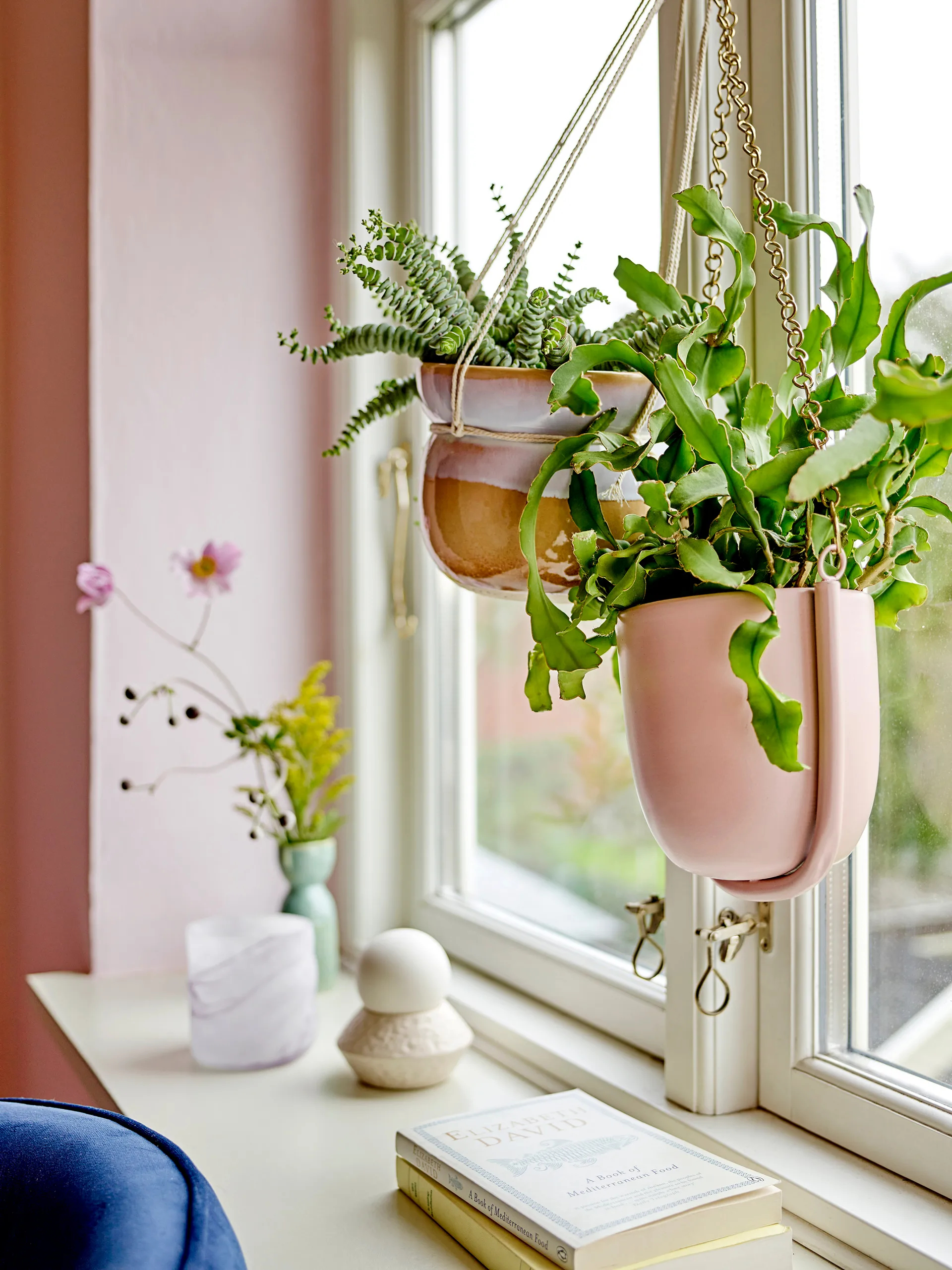 Lámpara de mesa portátil Capella Ø10x11 cm, White single Bloomingville