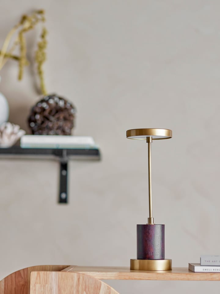 Lámpara de mesa portátil Chico Ø10x30 cm, Brass Bloomingville