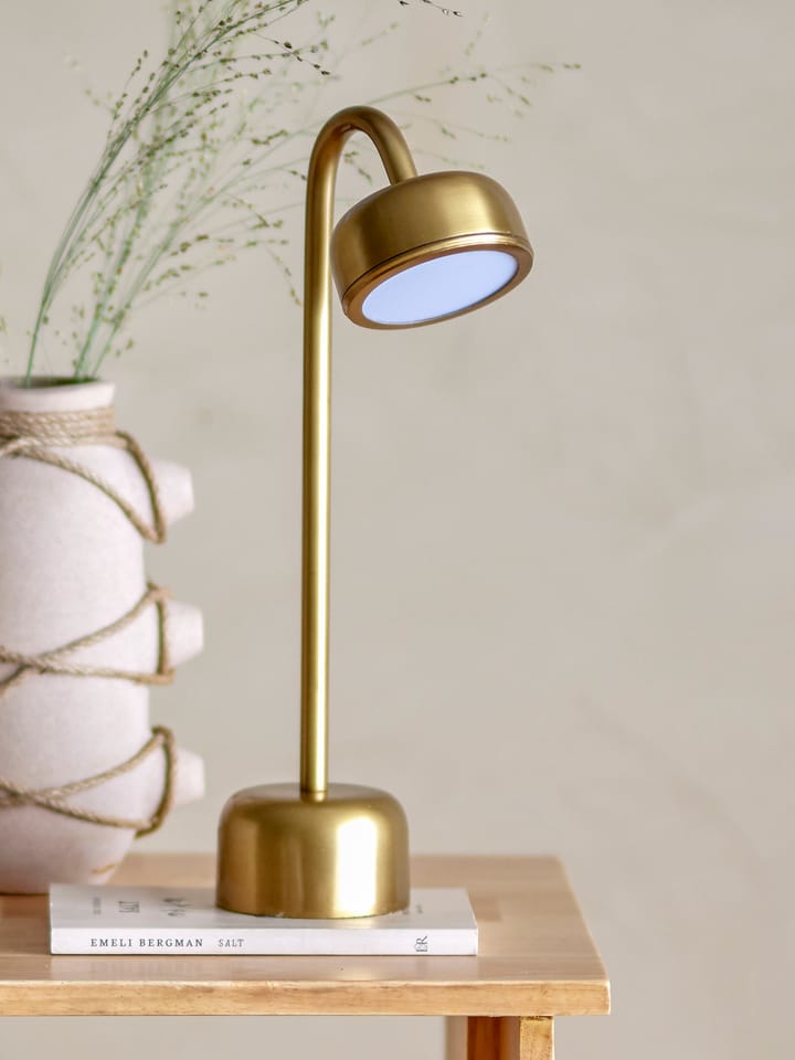 Lámpara de mesa portátil Niko 35 cm, Brass Bloomingville