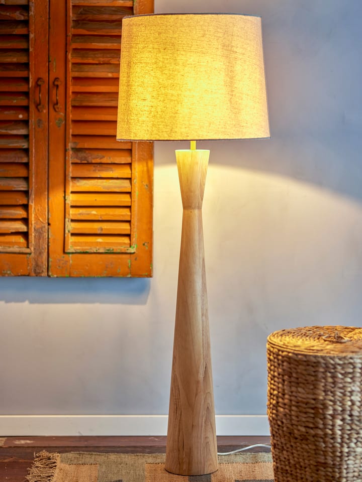 Lámpara de pie Leonor Ø45x130 cm, Rubberwood Bloomingville