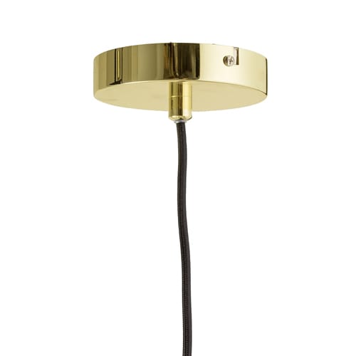 Lámpara de techo con maceta Bloomingville Ø10 cm, transparente-dorado Bloomingville
