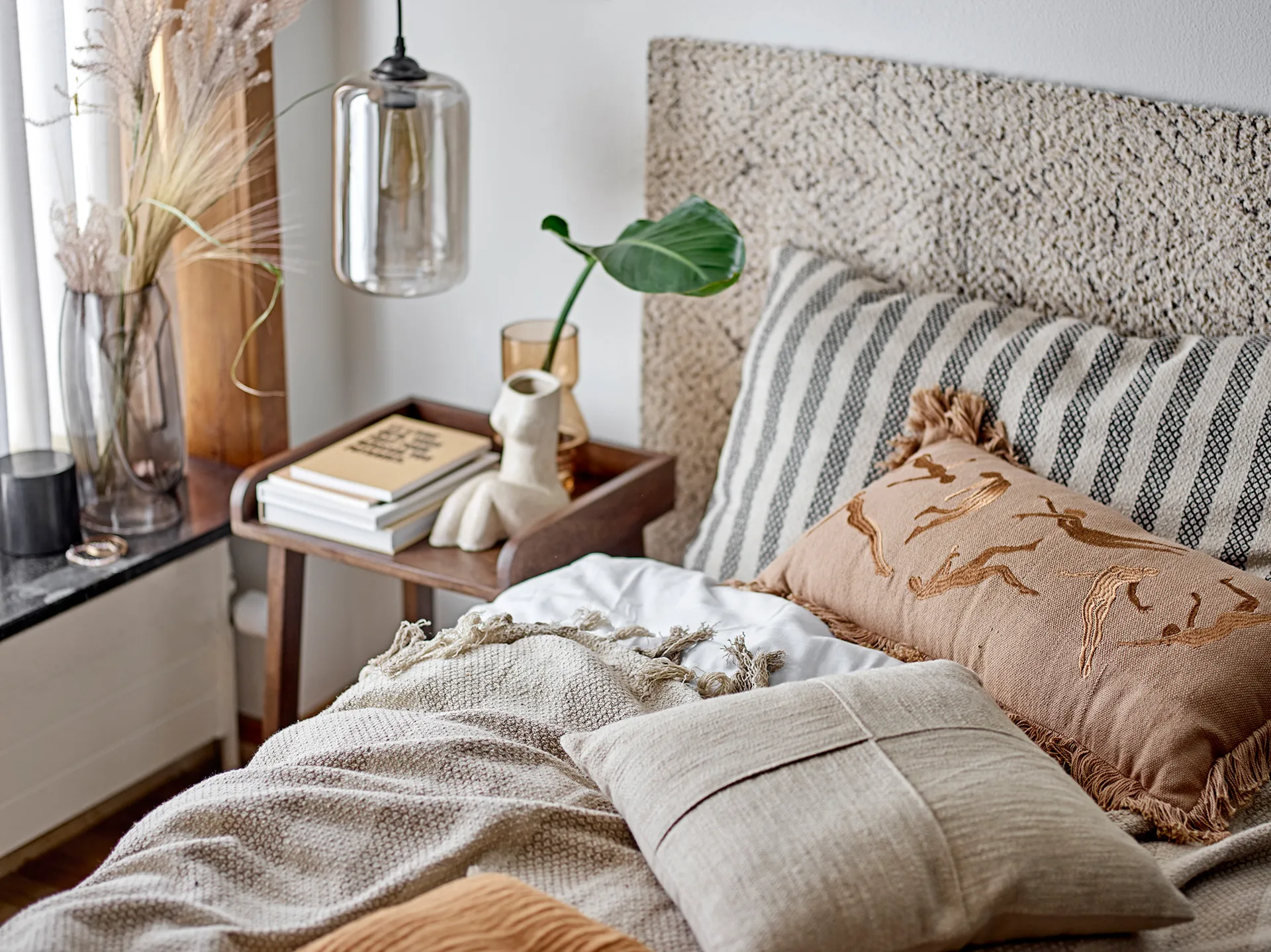 Lámpara de techo Yoana Ø16 cm, gris Bloomingville