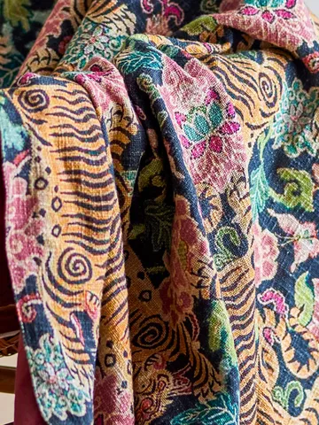 Lester manta - Multicolor, 152x127 cm - Bloomingville