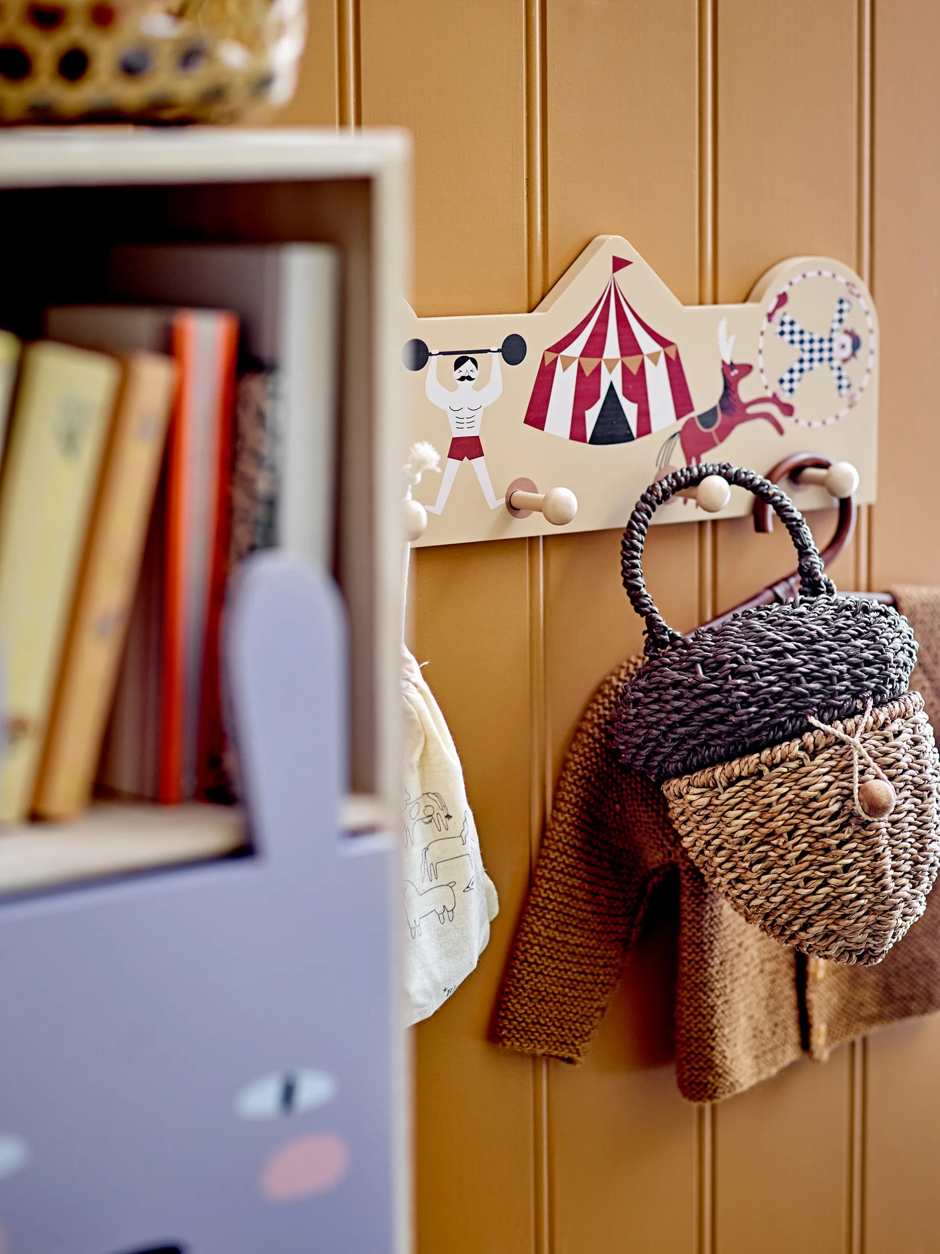 Librería con cajones Calle, Natural Bloomingville