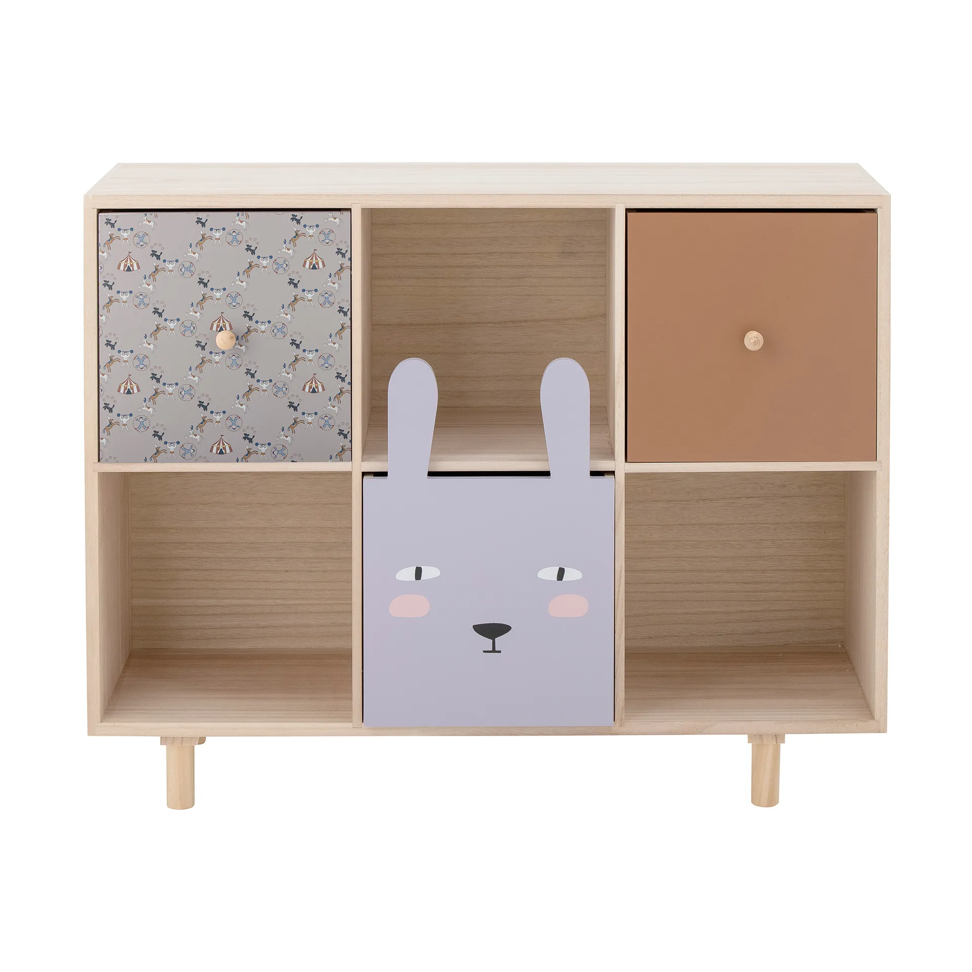 Librería con cajones Calle, Natural Bloomingville