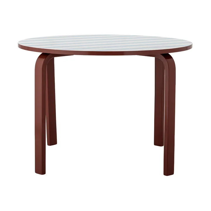 Liova mesa - Azul-blanco, Ø65 cm - Bloomingville