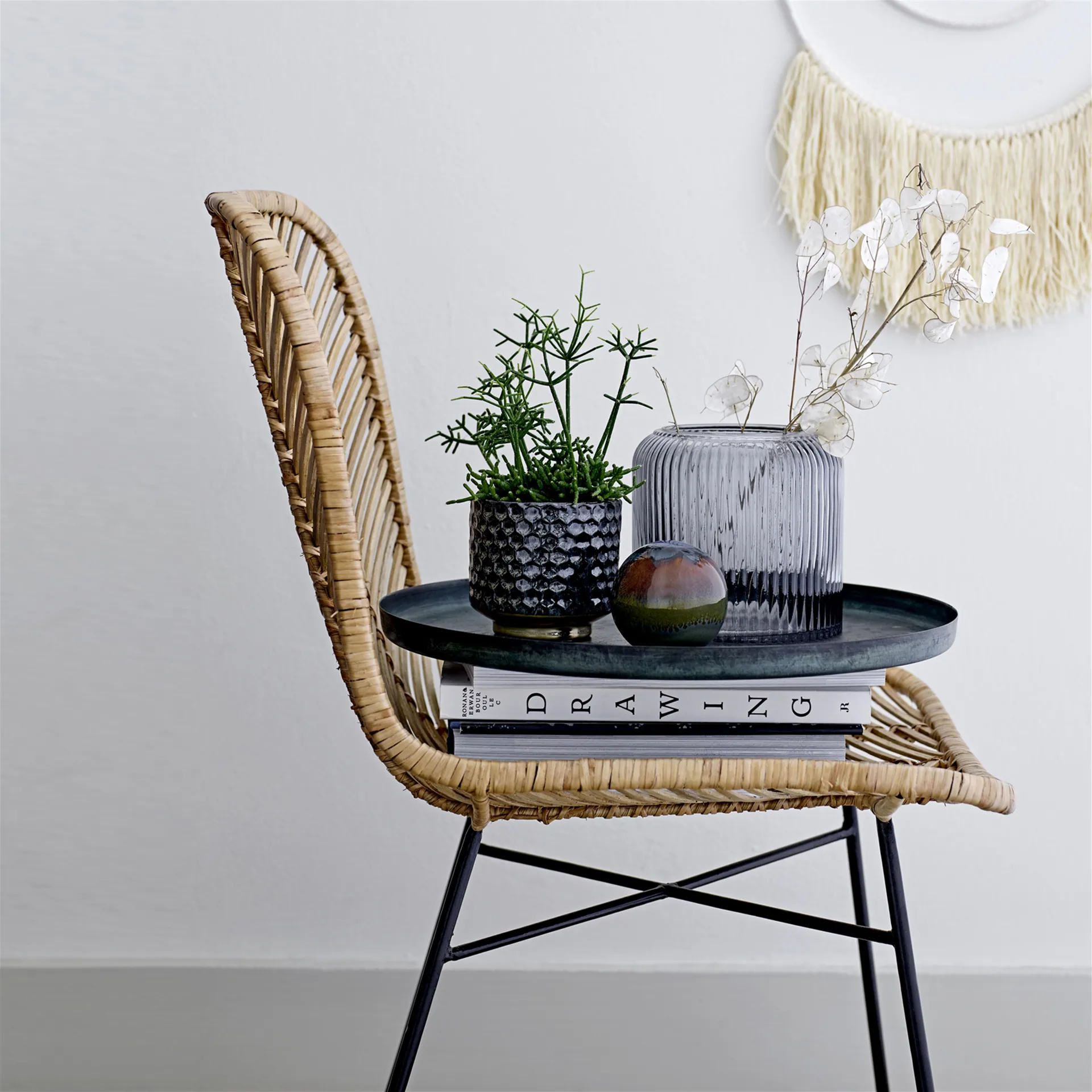 Maceta Bloomingville gres Ø10 cm, azul Bloomingville