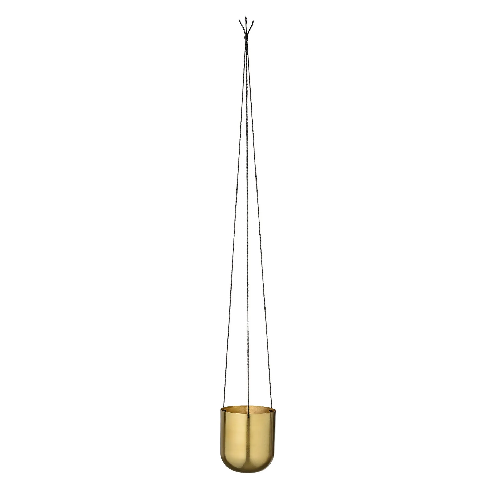 Maceta colgante Bloomingville metal Ø13.5 cm, latón Bloomingville