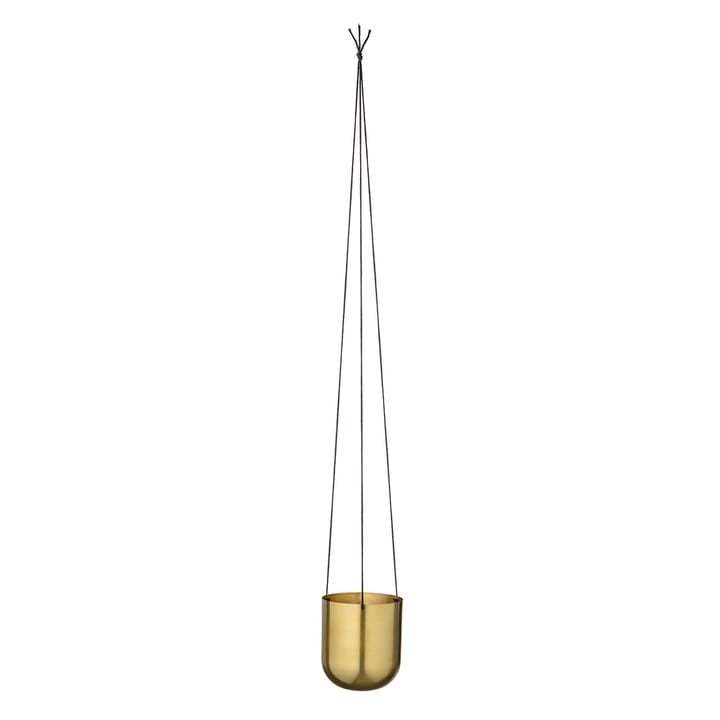 Maceta colgante Bloomingville metal Ø13.5 cm, latón Bloomingville