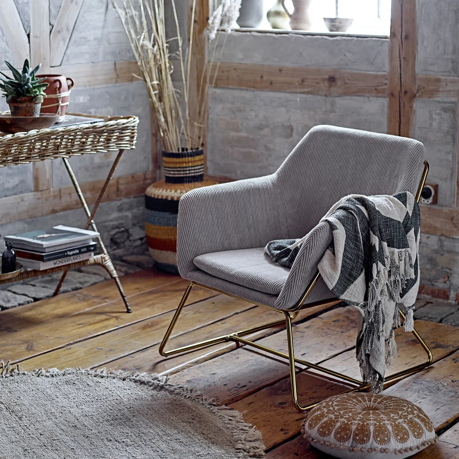 Maceta con asa Bloomingville Ø 23 cm, terracota Bloomingville