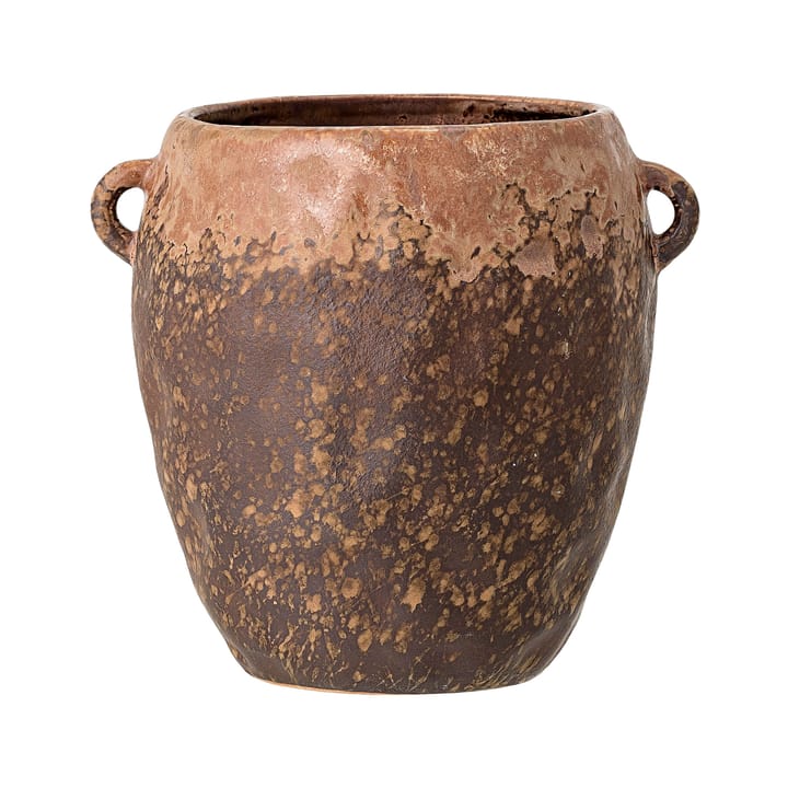Maceta con asas Nenne Ø16 cm, marrón Bloomingville