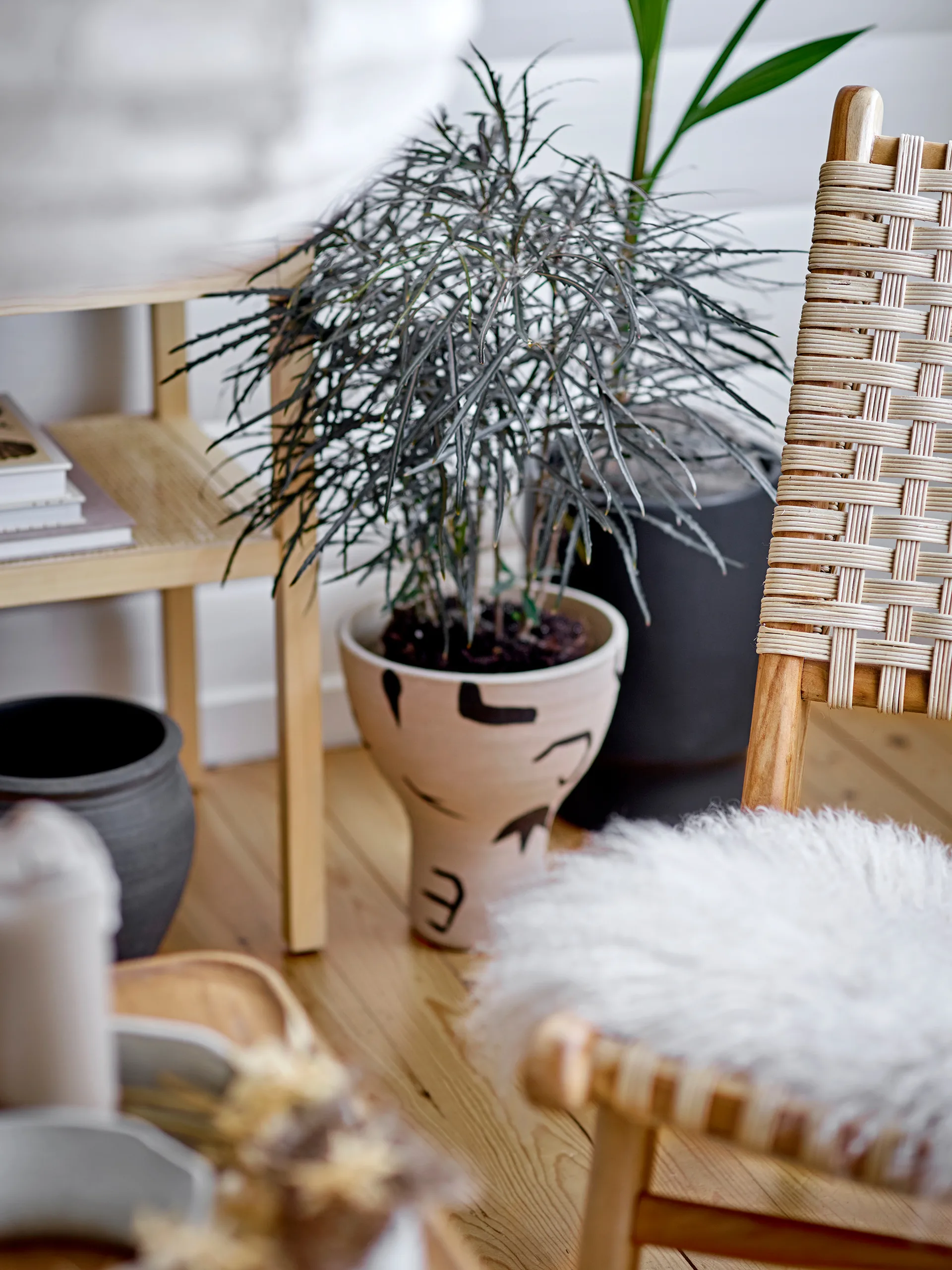 Maceta Mac Ø24,5 cm, negro Bloomingville