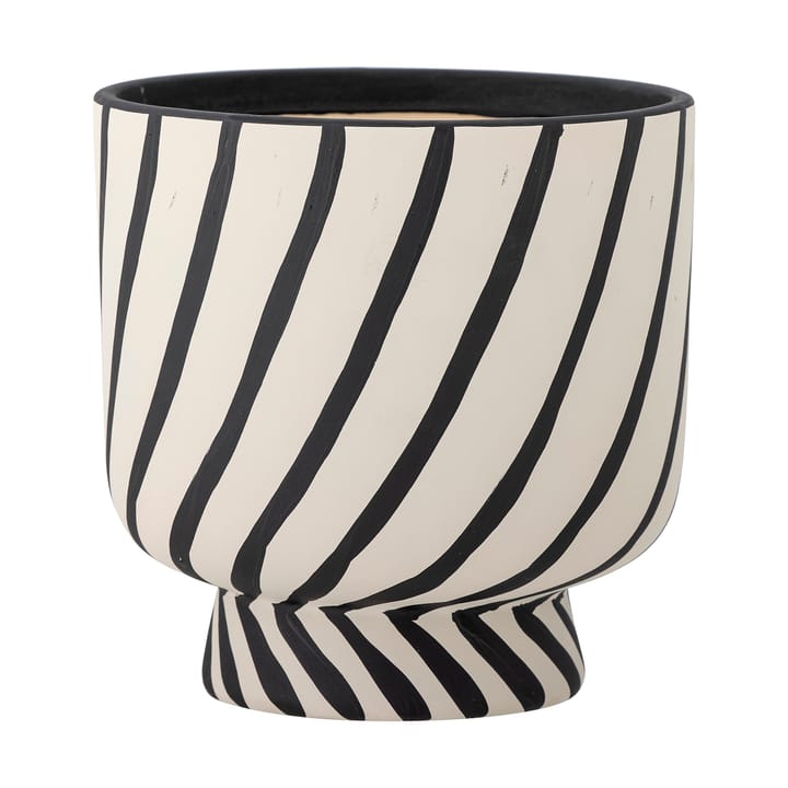Maceta Malena Ø16x16 cm, Black stripes Bloomingville