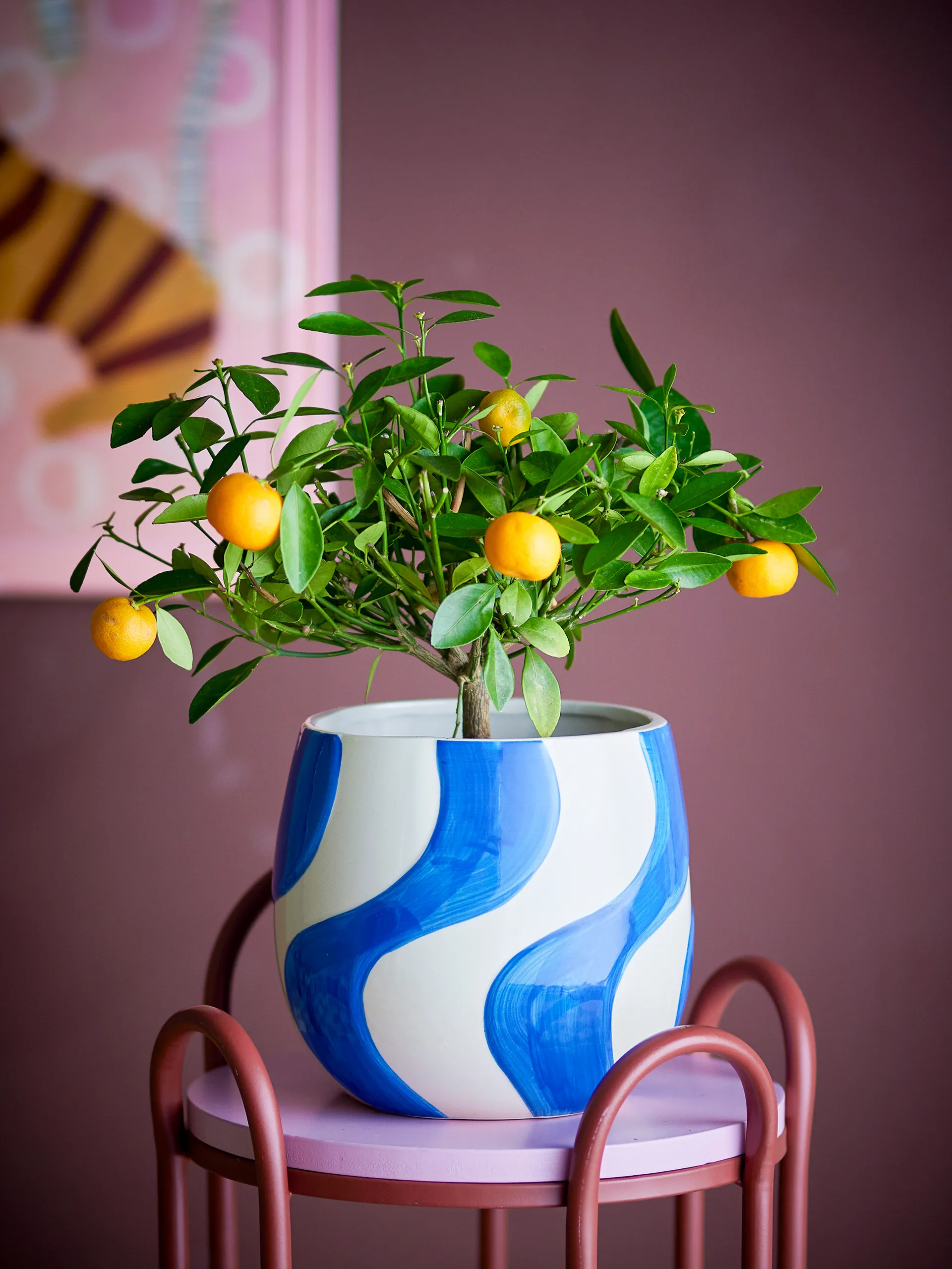 Maceta Romy Ø20,5 cm, Azul Bloomingville