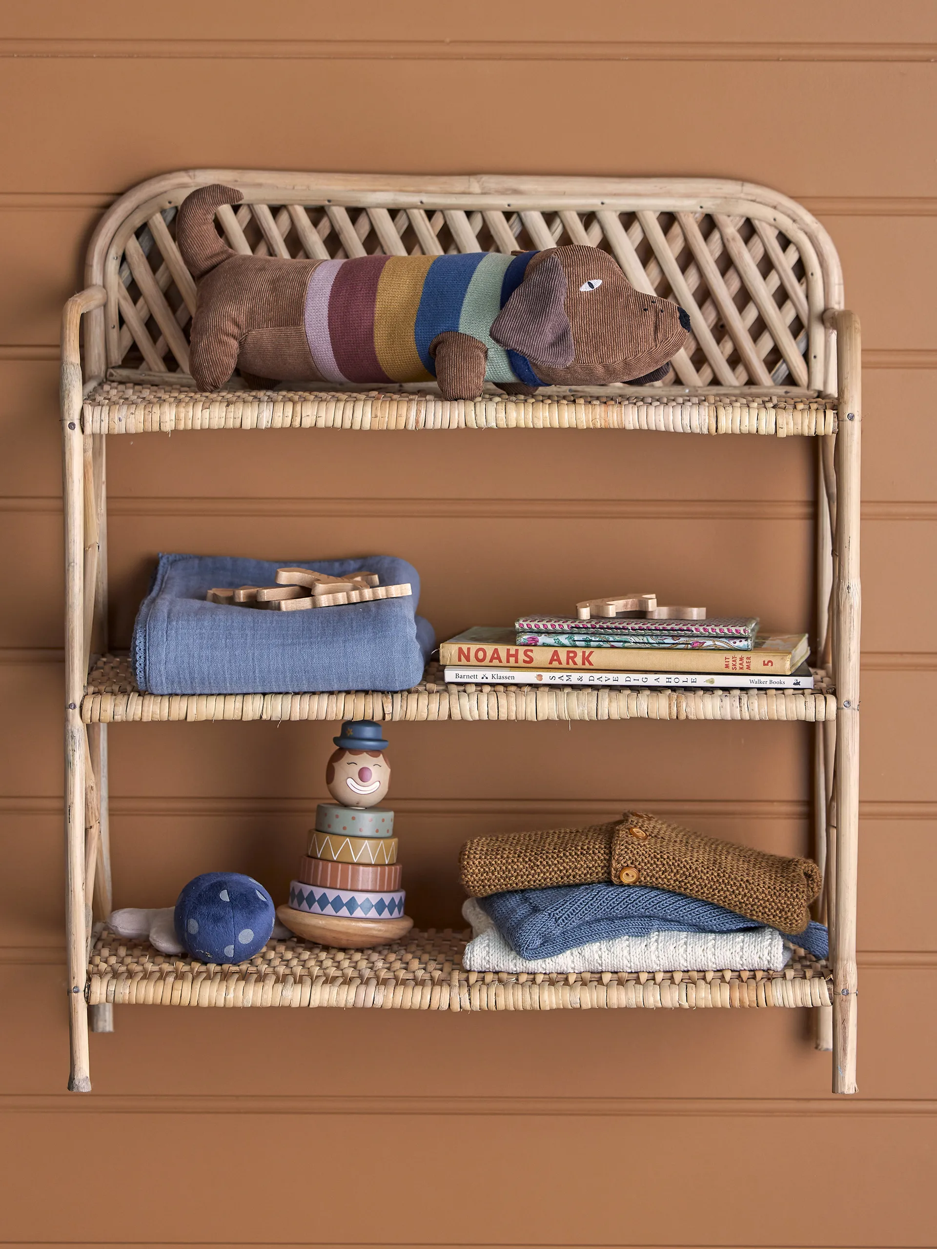 Manta Bloomingville Muslin 80x100 cm, azul Bloomingville