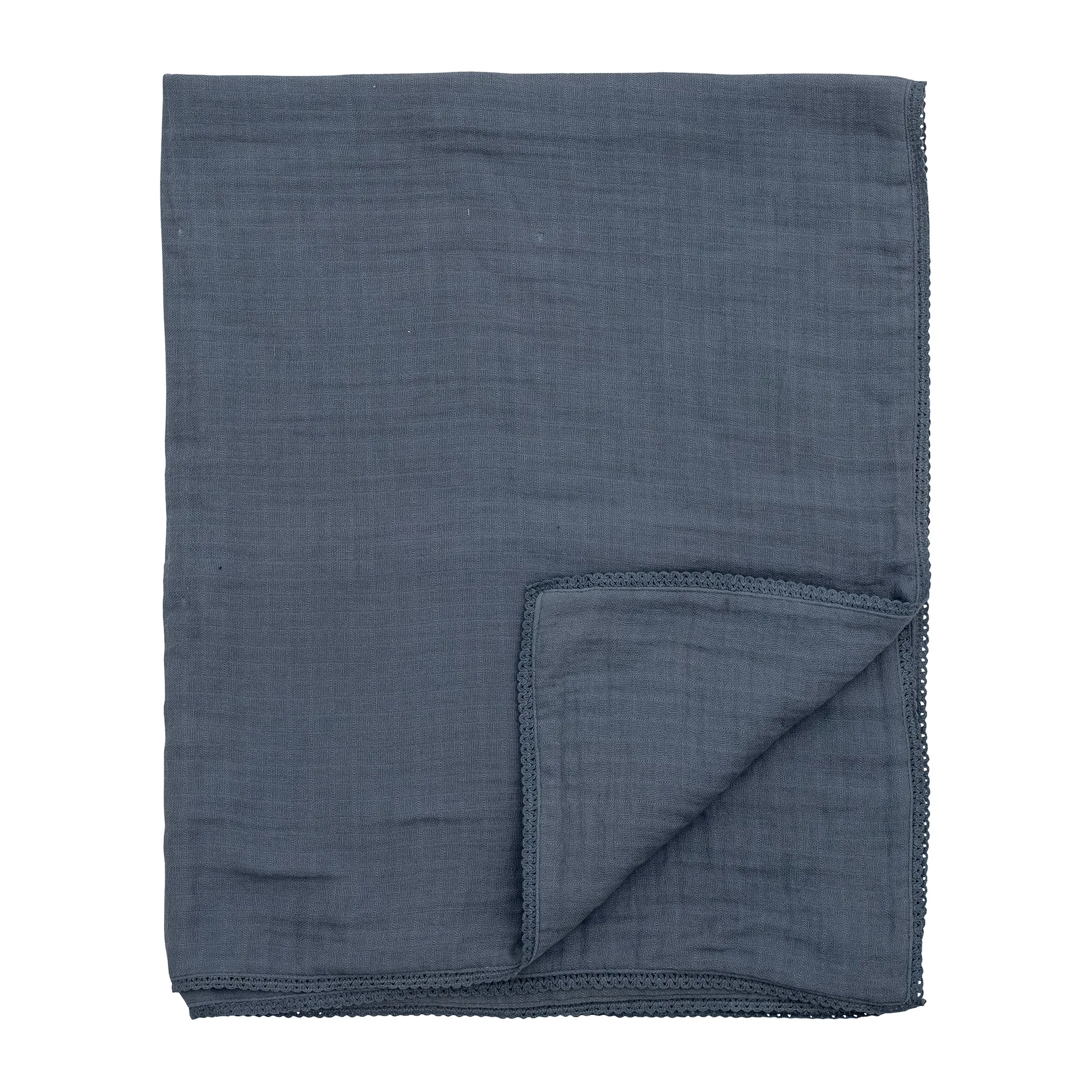 Manta Bloomingville Muslin 80x100 cm, azul Bloomingville