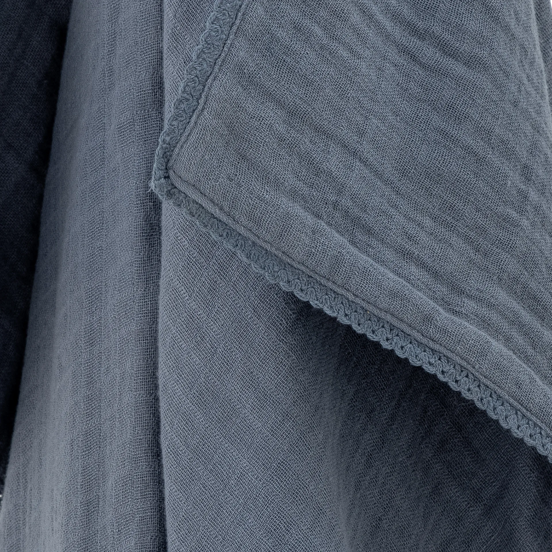 Manta Bloomingville Muslin 80x100 cm, azul Bloomingville