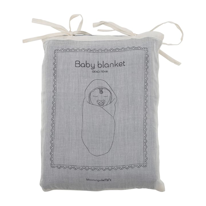 Manta Bloomingville Muslin 80x100 cm, azul Bloomingville