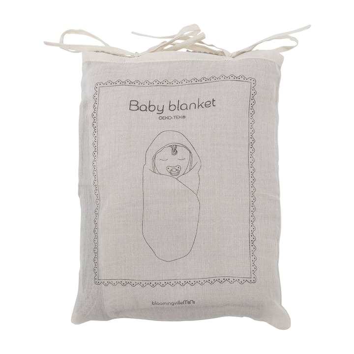 Manta Bloomingville Muslin 80x100 cm, Natural Bloomingville